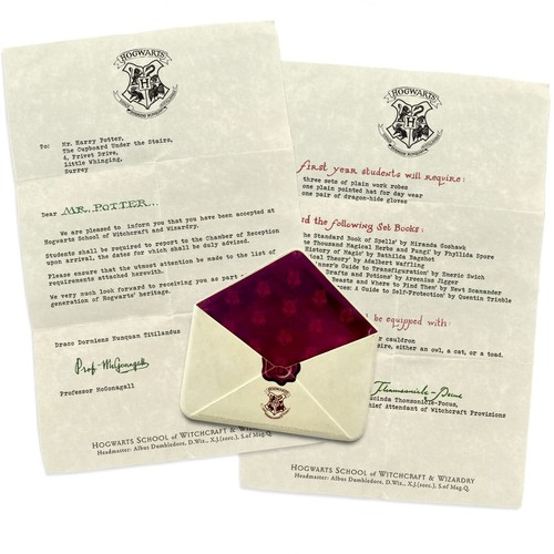Harry potter lettera di - potter,